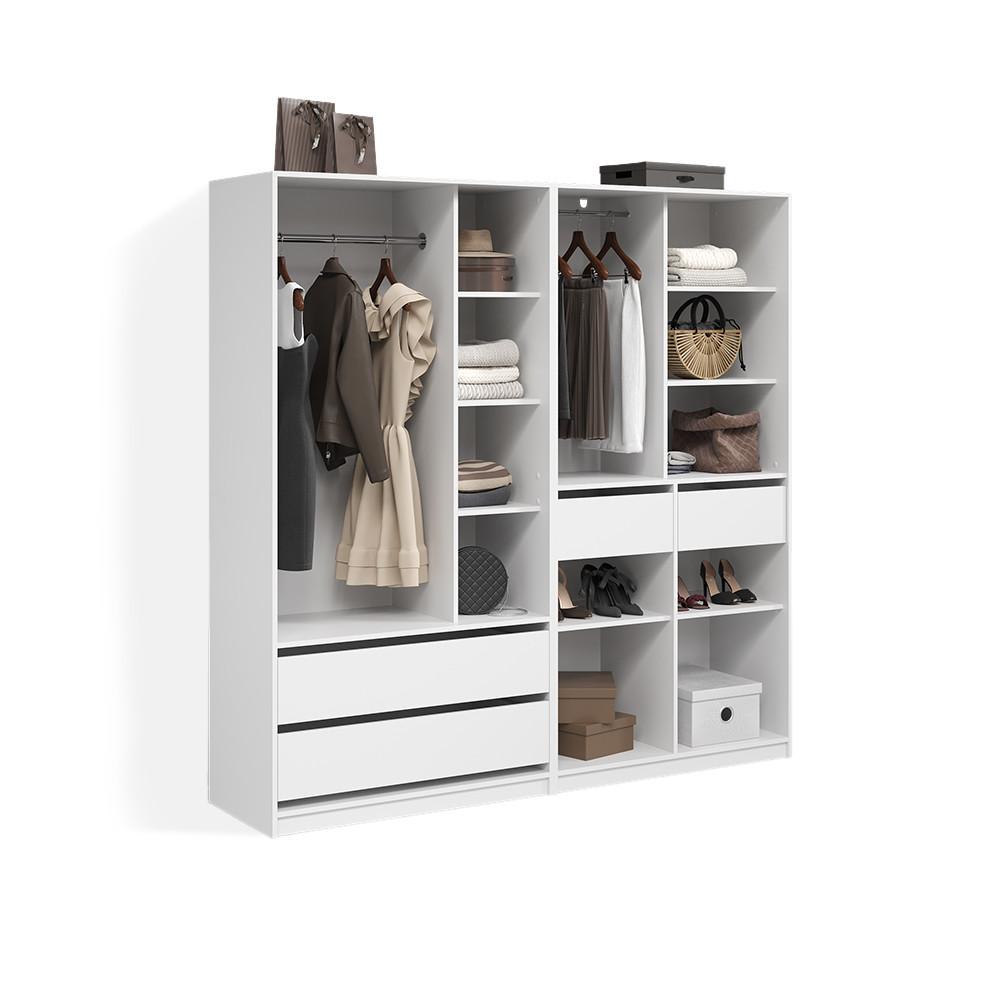 Livinity® KLEIDERSCHRANK Trento Weiß 2er Set online kaufen ➤ mömax