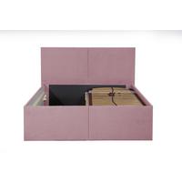 POLSTERBETT Milano Rose 180 x 200 x 32 cm Stauraum Mit hochwertiger Matratze H3 (bis 120 kg) und Lattenrost - Rosa, Holz (180/200cm) - Halmon Schlafkomfort Betten 