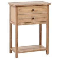 KONSOLENTISCH Sassafrasholz Braun Salton - Braun, Holz (53/74/31cm) - Beliani