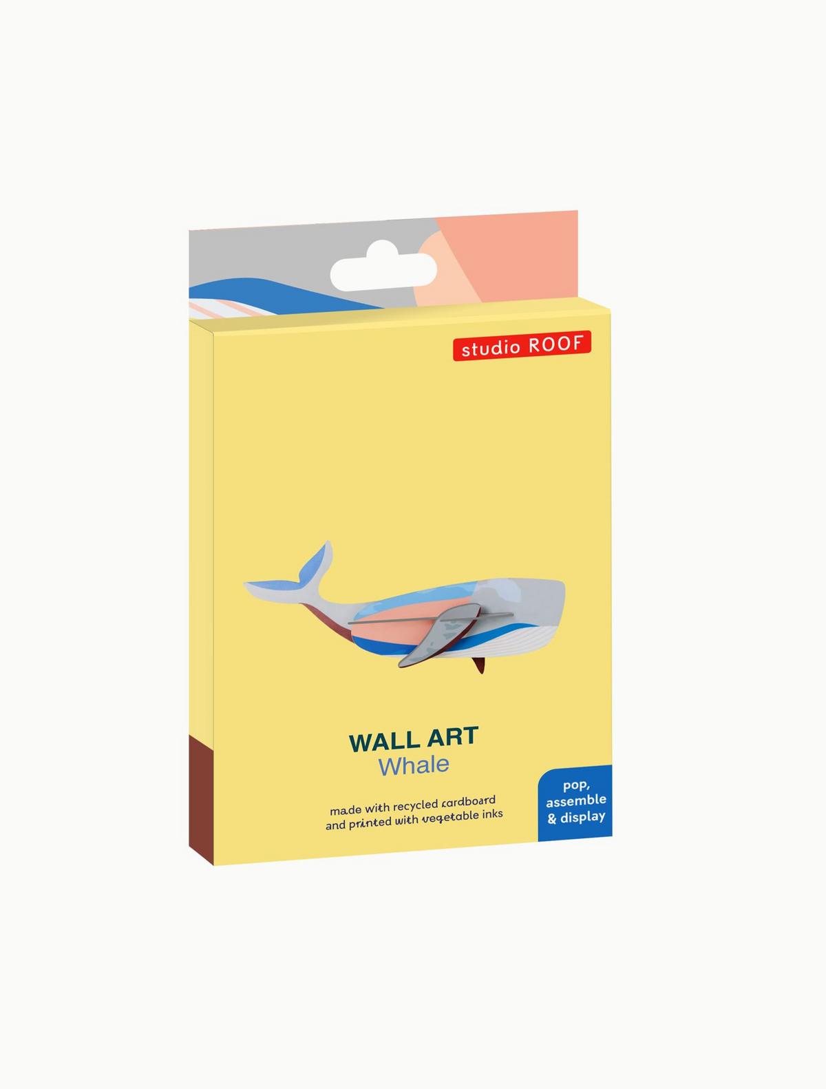 WANDSKULPTUR Bunt 5,5/8 cm - Multicolor, Wellpappe (5.5/8/18cm) - Studio Roof
