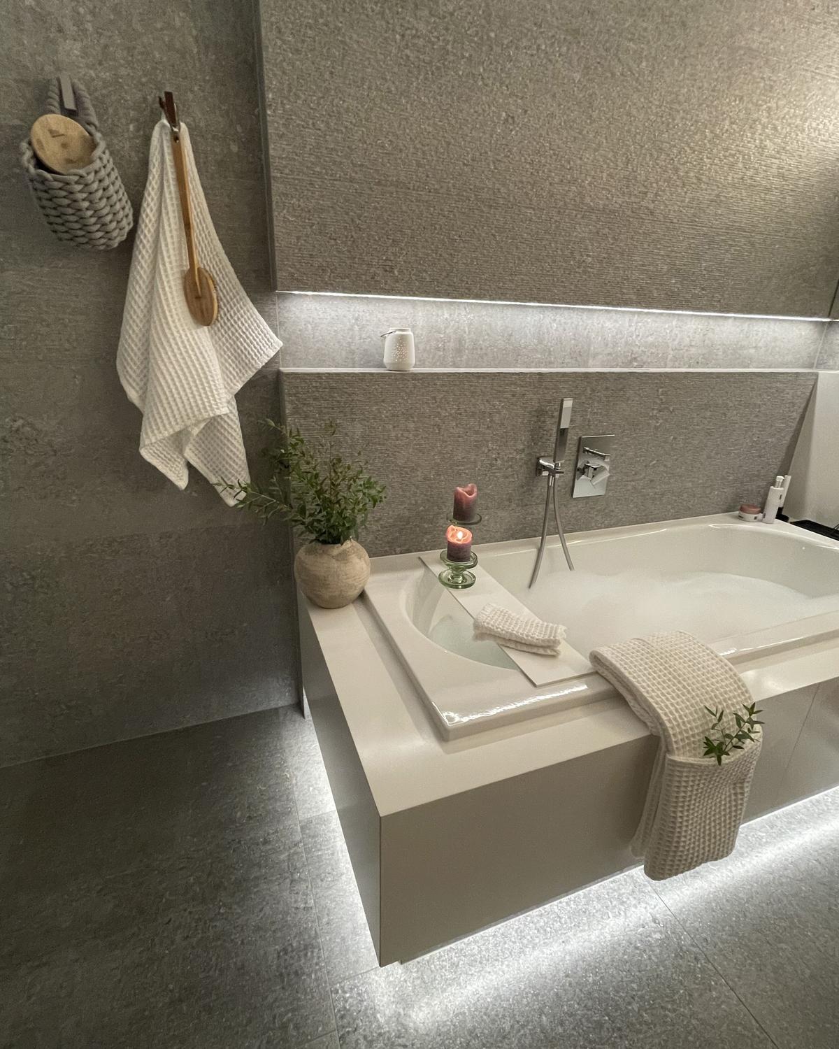 BADEHANDTUCH 9-teilig Weiß Areora - Weiß, Textil (70/140cm) - Beliani