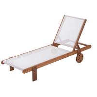 SONNENLIEGE saïgon Ekru - Beige, Metall (71/80/193cm) - Habitat Garten