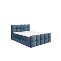 BOXBETT Satine - Hellblau, Holzwerkstoff/Textil (120/200cm) - Fun Möbel