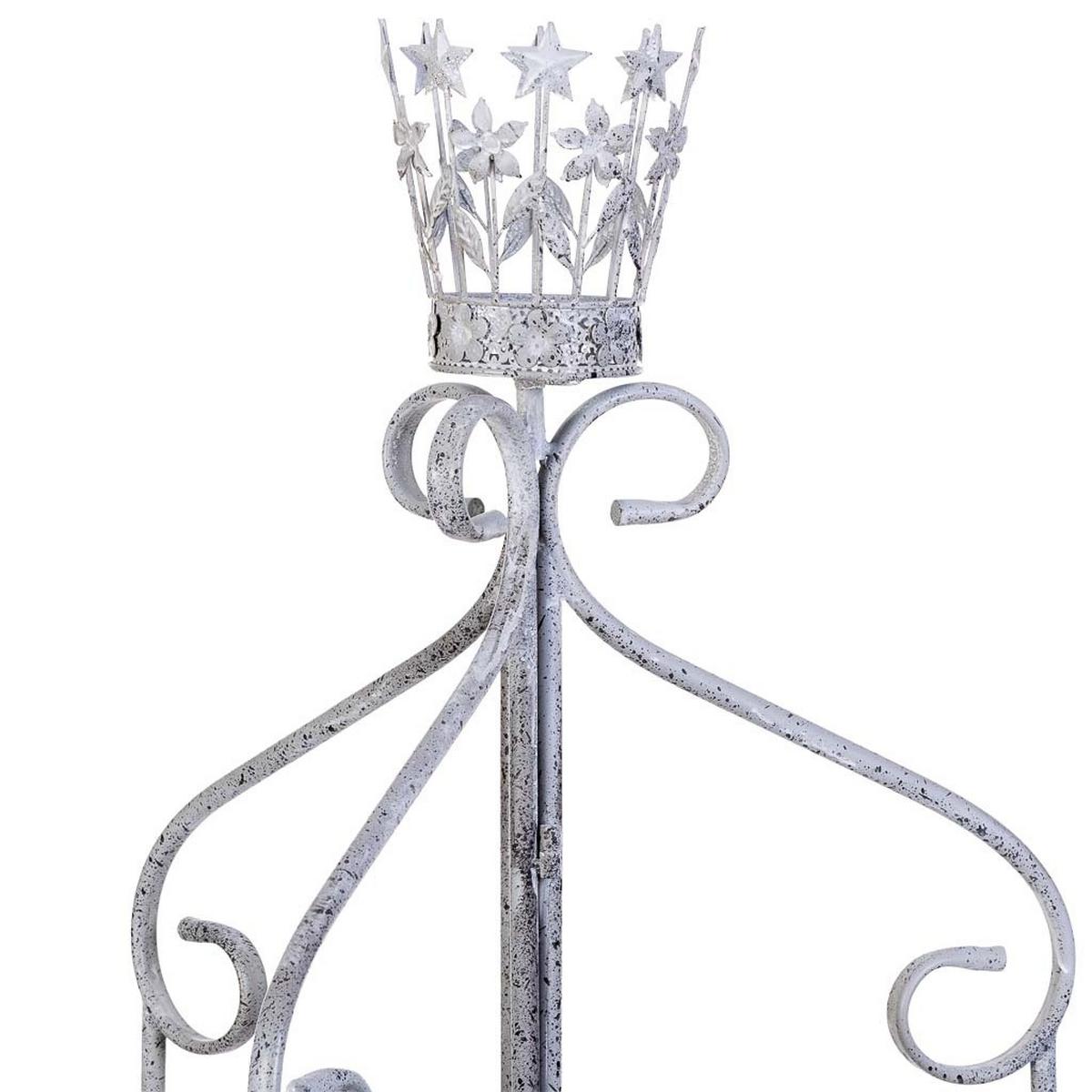 PFLANZENSTÄNDER aus Metall, 30x25x189cm - Grau, Metall (30.48/188.6/25.4cm) - Wanderlust