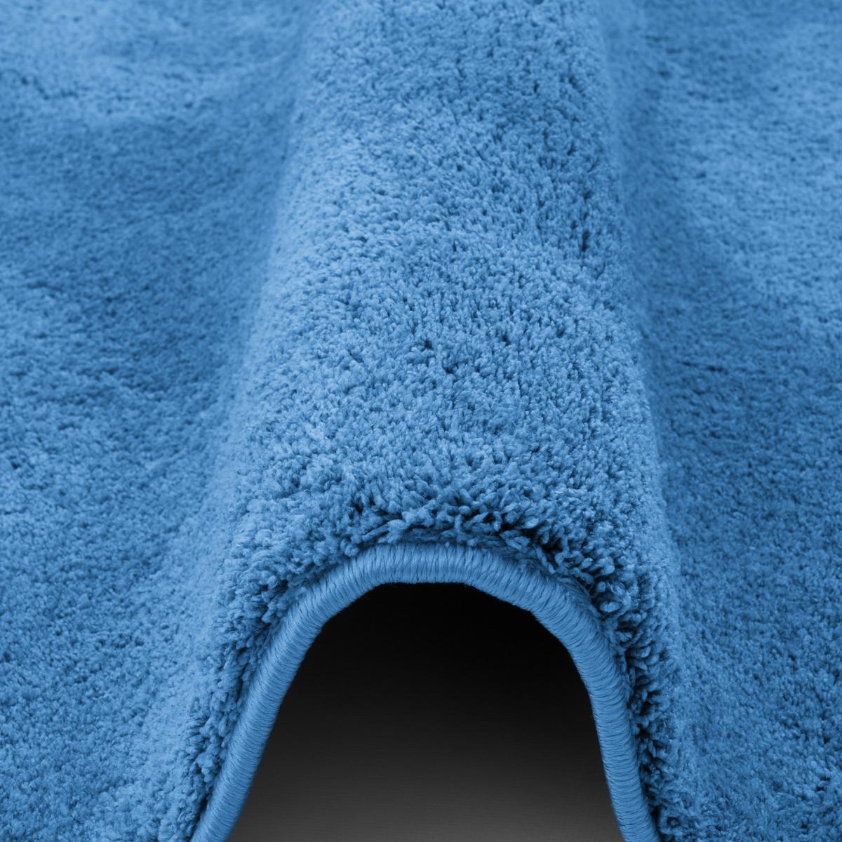 HOCHFLOR LANGFLOR SUPER SOFT TEPPICH SILKY - Blau, Textil (160/230cm) - Pergamon
