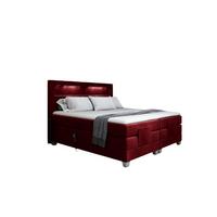 BOXSPRINGBETT Elektrisch Davide - Rot, Holzwerkstoff/Textil (180/200cm) - Fun Möbel