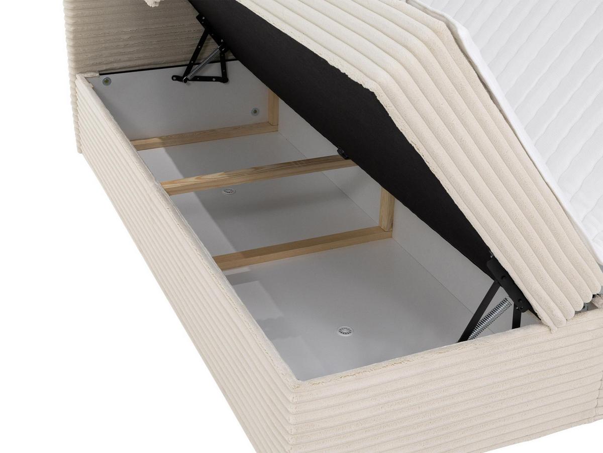 BOXBETT Wokio - H3 - Dunkelgrau/Schwarz, Holzwerkstoff/Kunststoff (140/200cm) - MIRJAN24