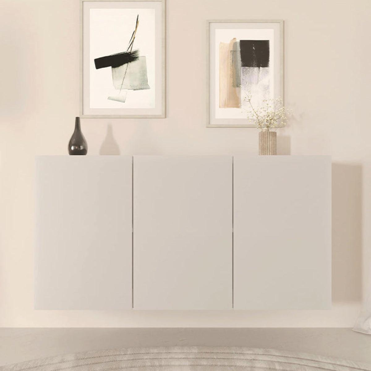 SIDEBOARD Idao Weiß - Weiß, Holzwerkstoff (160/60/35cm) - Petits-meubles