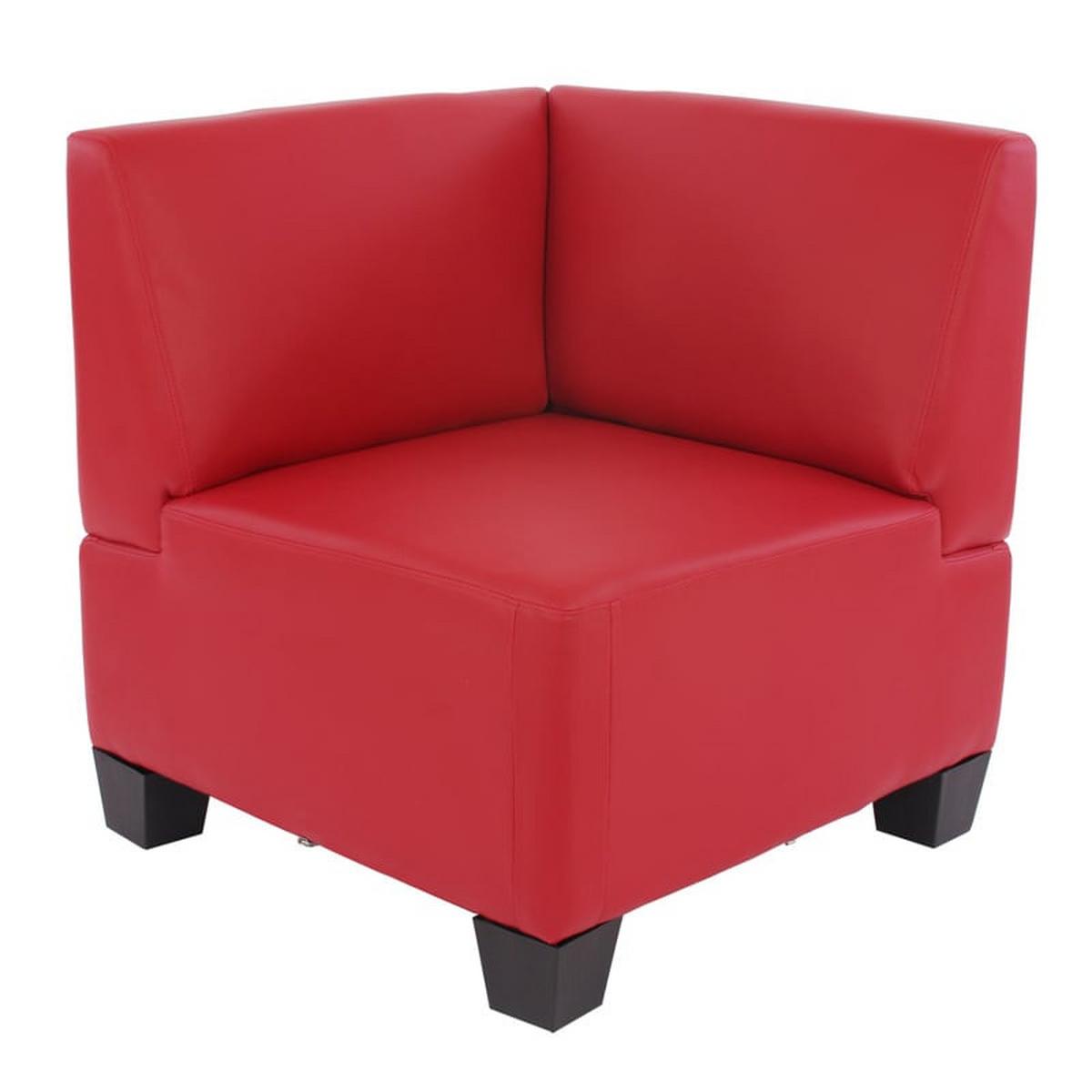 4-SITZER Rot - Rot, Textil (258/76/72cm) - MCW