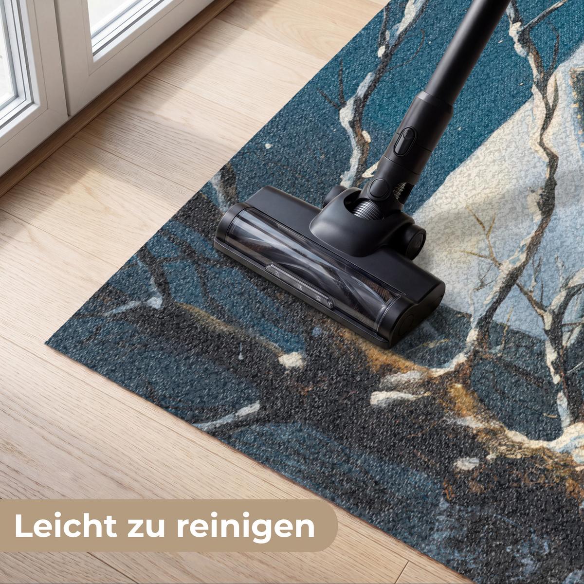 FUSSMATTE Weihnachten - Weihnachtsbaum - Winter - Zuhause - Schnee Schmutzfänger 180x120 cm - Multicolor, Kunststoff (180/0.4cm) - MuchoWow