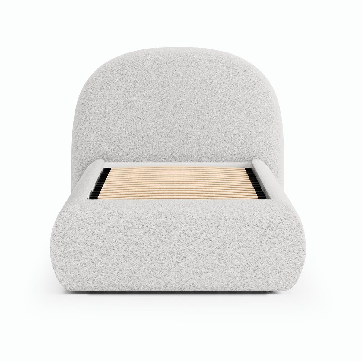 POLSTERBETT Motti 90x200, Einzelbett mit Bettkasten, ohne Matratze, Creme - Creme, Holzwerkstoff (90/200cm) - Beautysofa