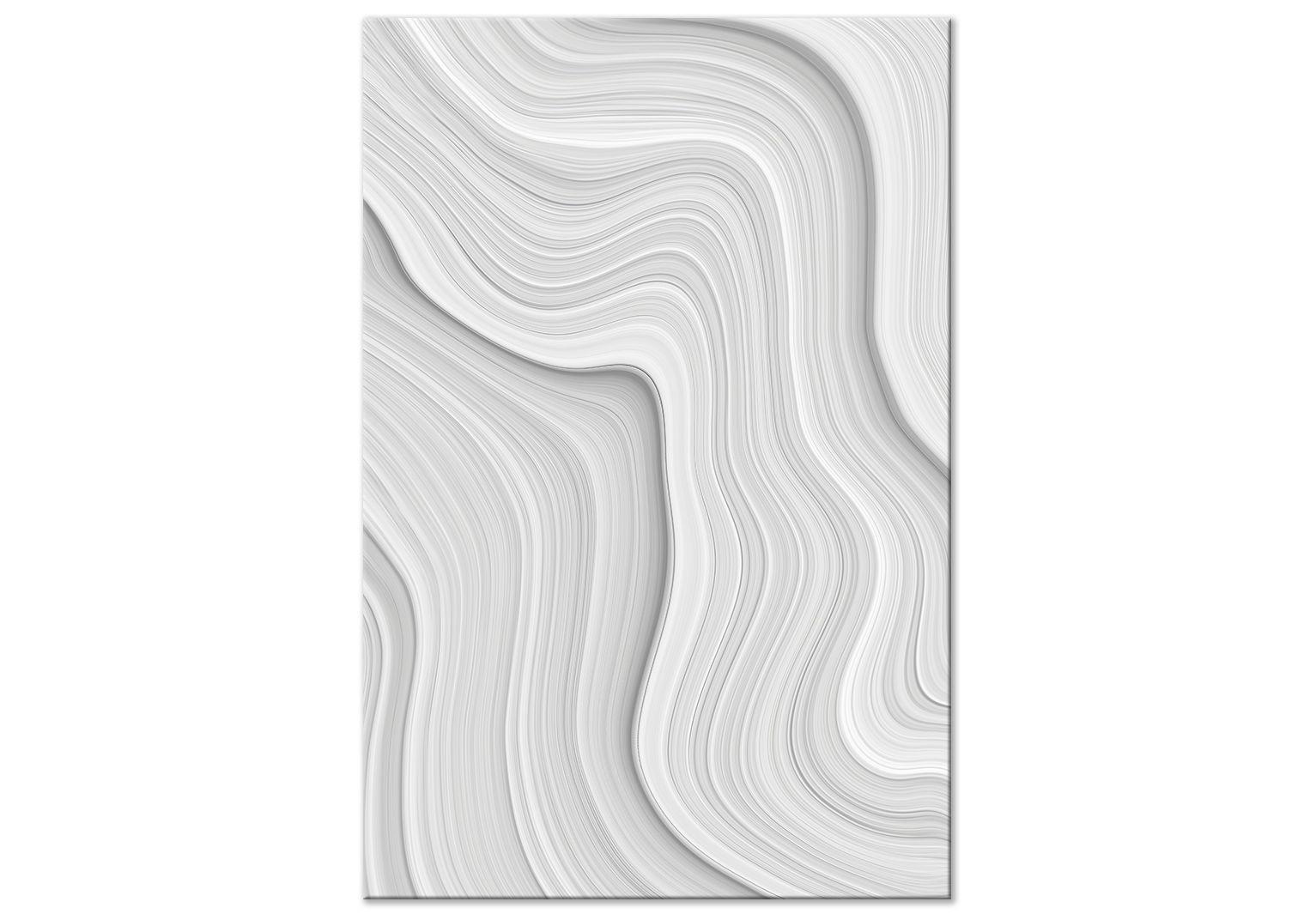 KUNSTDRUCK Schwarz-Weiß 80/120 cm - Schwarz, Textil (80/120cm) - KUNSTLOFT