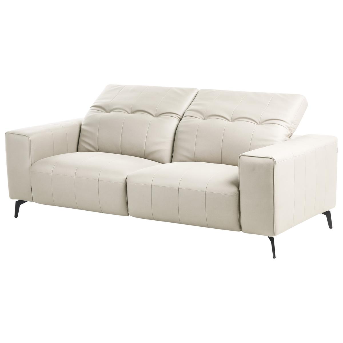 SOFA-SET 6-Sitzer Stoff Hellbeige Ommel - Beige/Schwarz, Textil (210/80/102cm) - Beliani