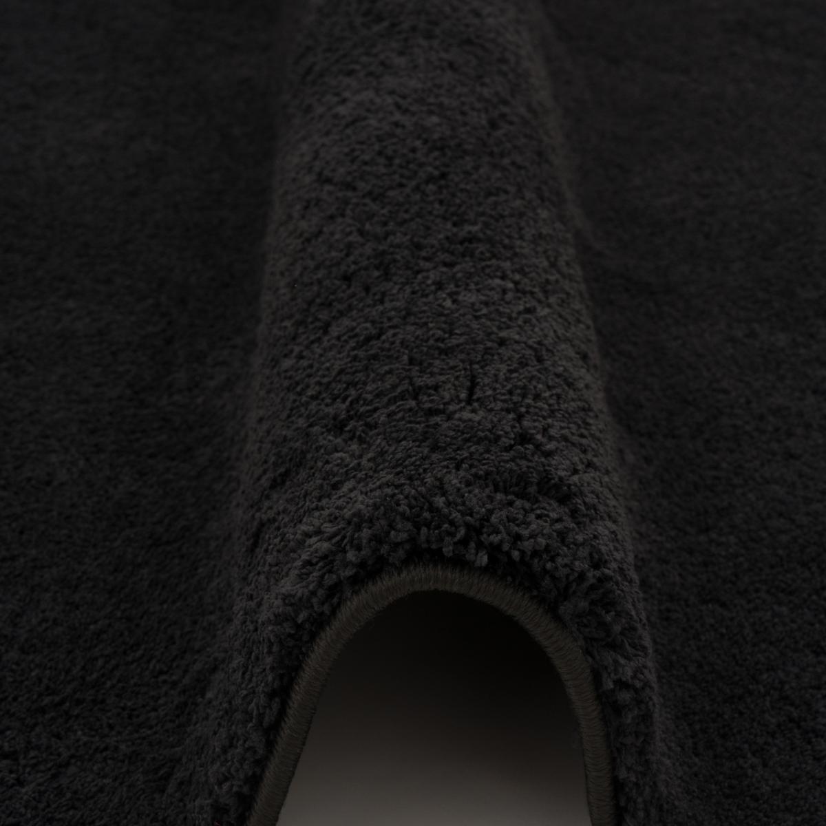HOCHFLOR LANGFLOR SUPER SOFT TEPPICH SILKY - Schwarz, Textil (80/150cm) - Pergamon