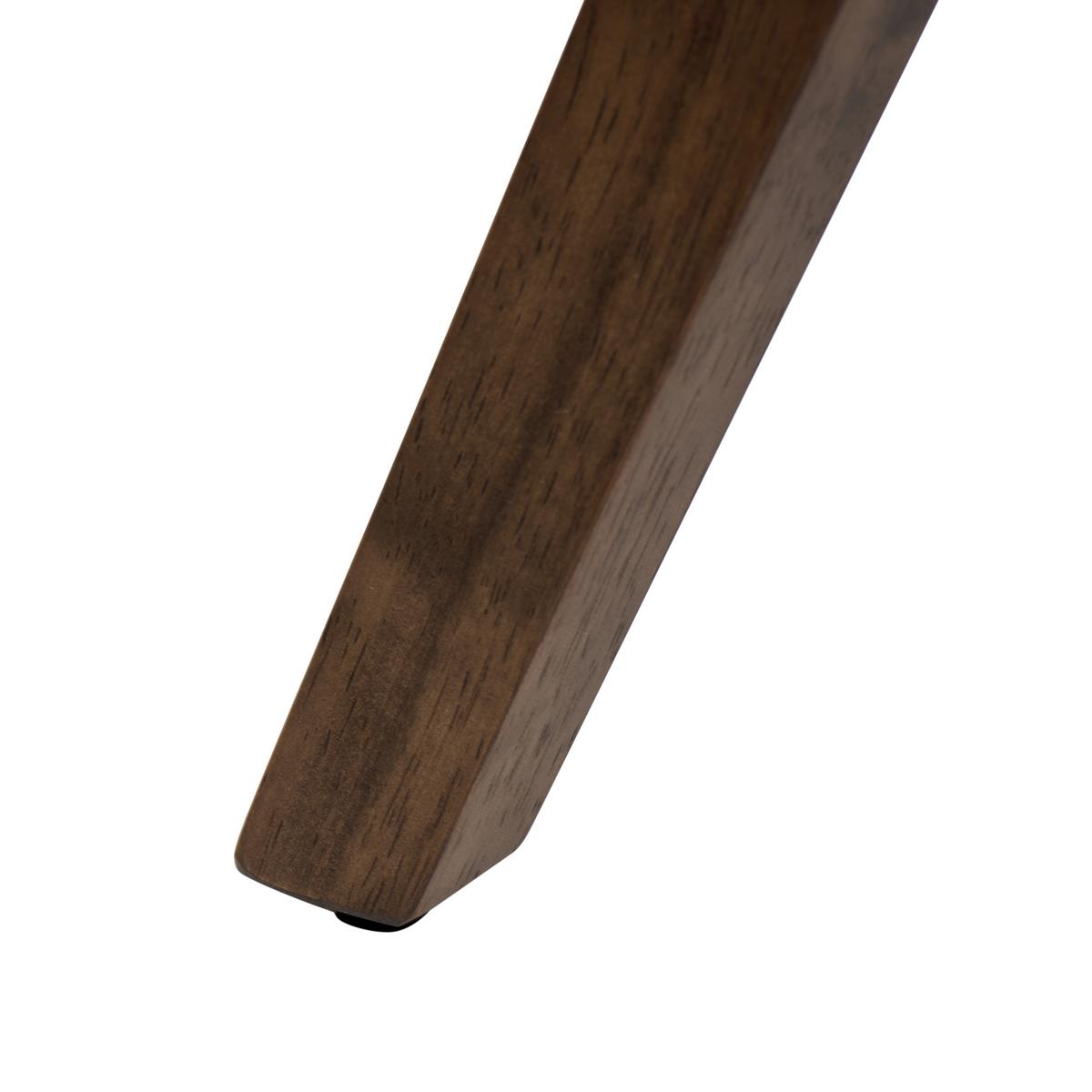 ESSZIMMERSTUHL 2er-Set Holz Braun/Taupe Leland - Taupe, Holz (52/78/57cm) - Beliani