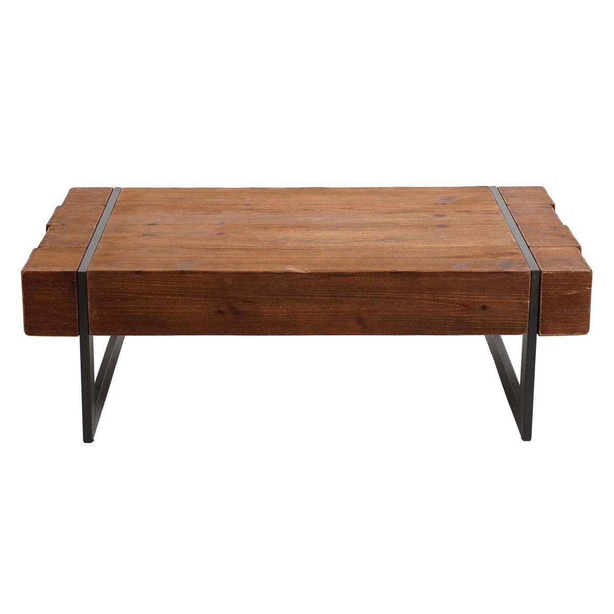 COUCHTISCH A15A rechteck Dunkelbraun - Dunkelbraun, Holz (60/120/40cm) - MCW
