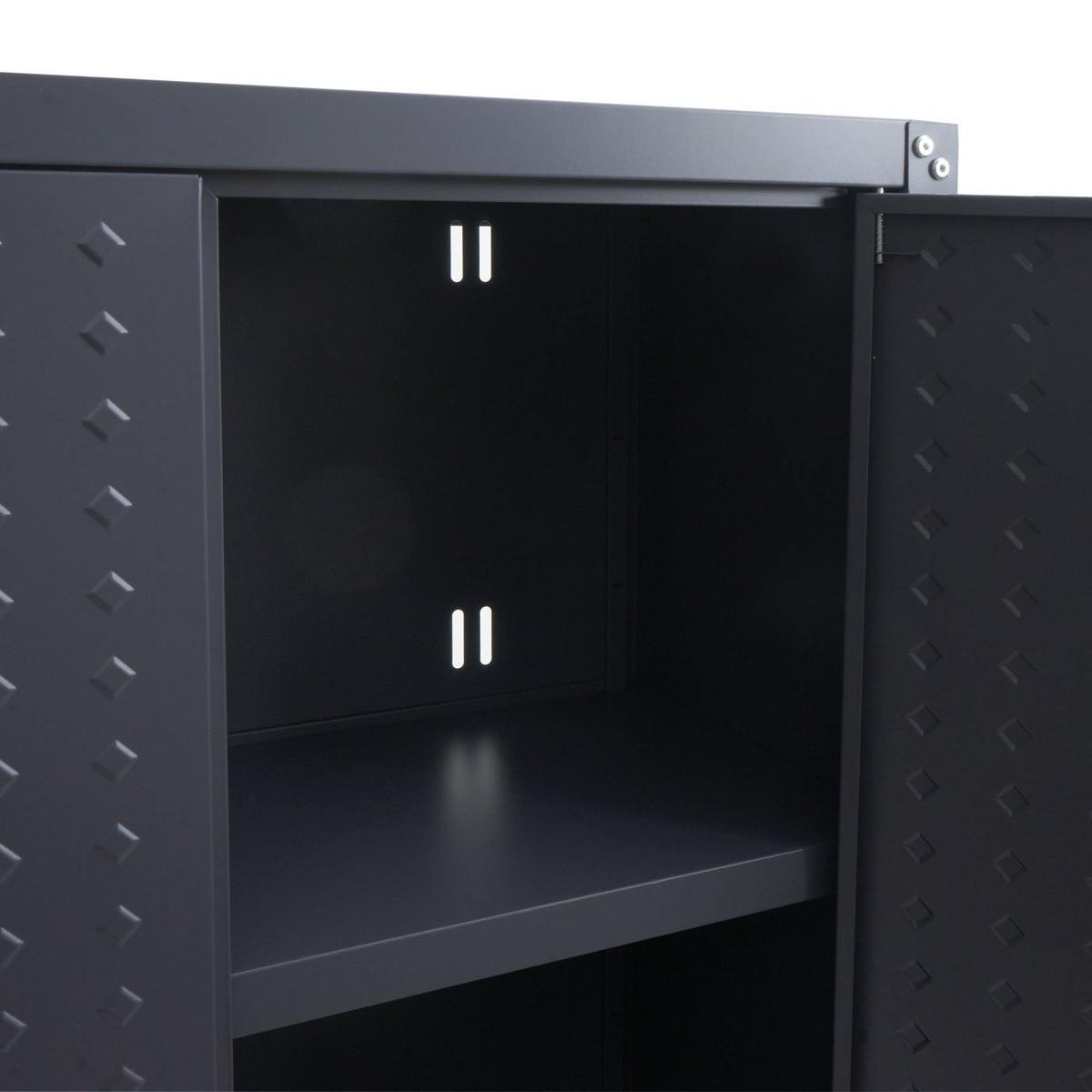 HÄNGESCHRANK Anthrazit - Anthrazit, Metall (77/77/31cm) - MCW