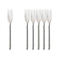 TAFELGABEL Montauk silber 210 mm 6er Set - Silberfarben, Metall - Villeroy & Boch