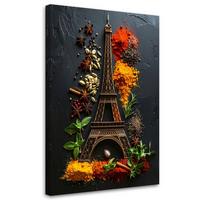 LEINWANDBILD Essen & Trinken 70x100cm - Multicolor, Textil (70/100cm) - Feeby