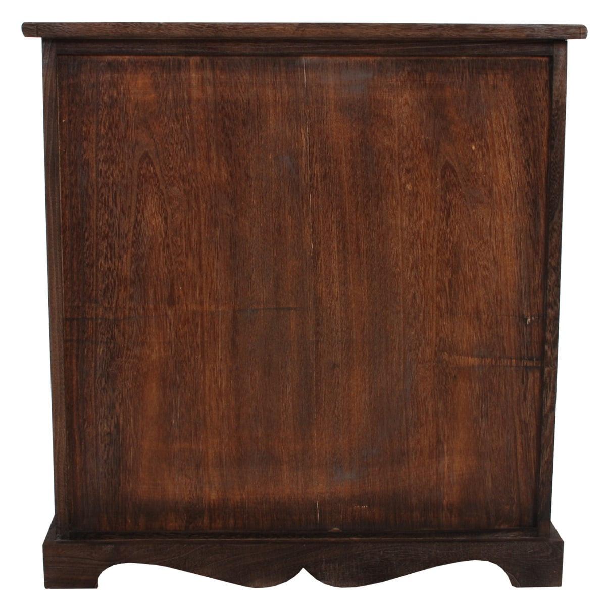 KOMMODE SCHRANK MIT 3 KÖRBEN Braun - Braun, Holz (60/63/30cm) - MCW
