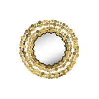 WANDSPIEGEL Gold 68/68 cm - Goldfarben, Metall (7.3/68/6cm) - KUNSTLOFT