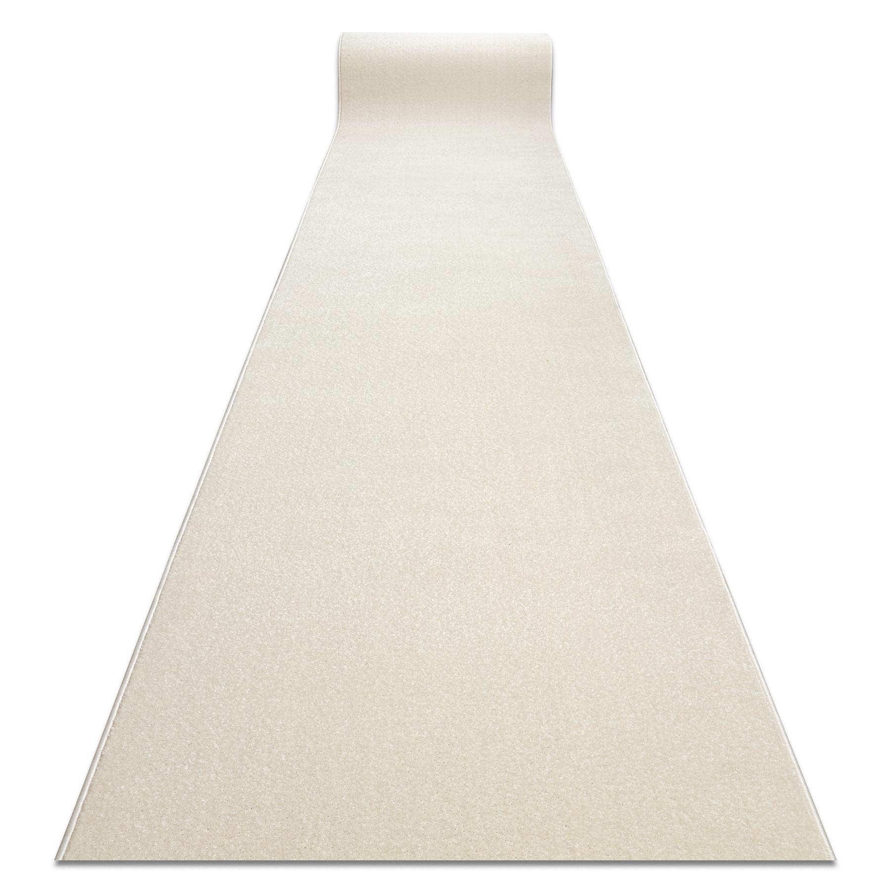 LÄUFER KARMEL Glatt, 80/200 cm - Weiß, Textil (80/200cm) - rugsX