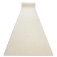 LÄUFER KARMEL Glatt, 80/100 cm - Weiß, Textil (80/100cm) - rugsX