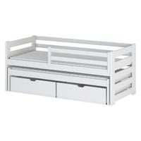 BETT 90/200 Jordan Weiß - Weiß, Holzwerkstoff (90/200cm) - Petits-meubles