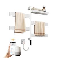 HEIZKÖRPER Handtuchheizkörper Intelligentes Heizsystem mit Ablage Weiß 76/45 cm - Weiß, Metall (45/76/14cm) - EMKE
