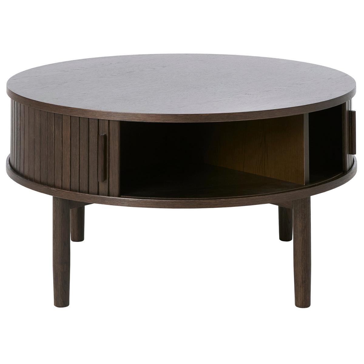 COUCHTISCH Meta 85 cm - Dunkelbraun, Holz/Holzwerkstoff (85/85/45cm) - Selsey