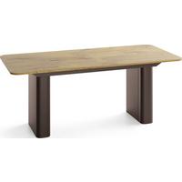 ESSTISCH Riven rechteckig ausziehbar verlängerbar mit Butterfly-Auszug, Eiche Hell Braun 200-296/90/76 cm - Eichefarben/Braun, Holzwerkstoff/Metall (90/296/76cm) - WFL GROUP