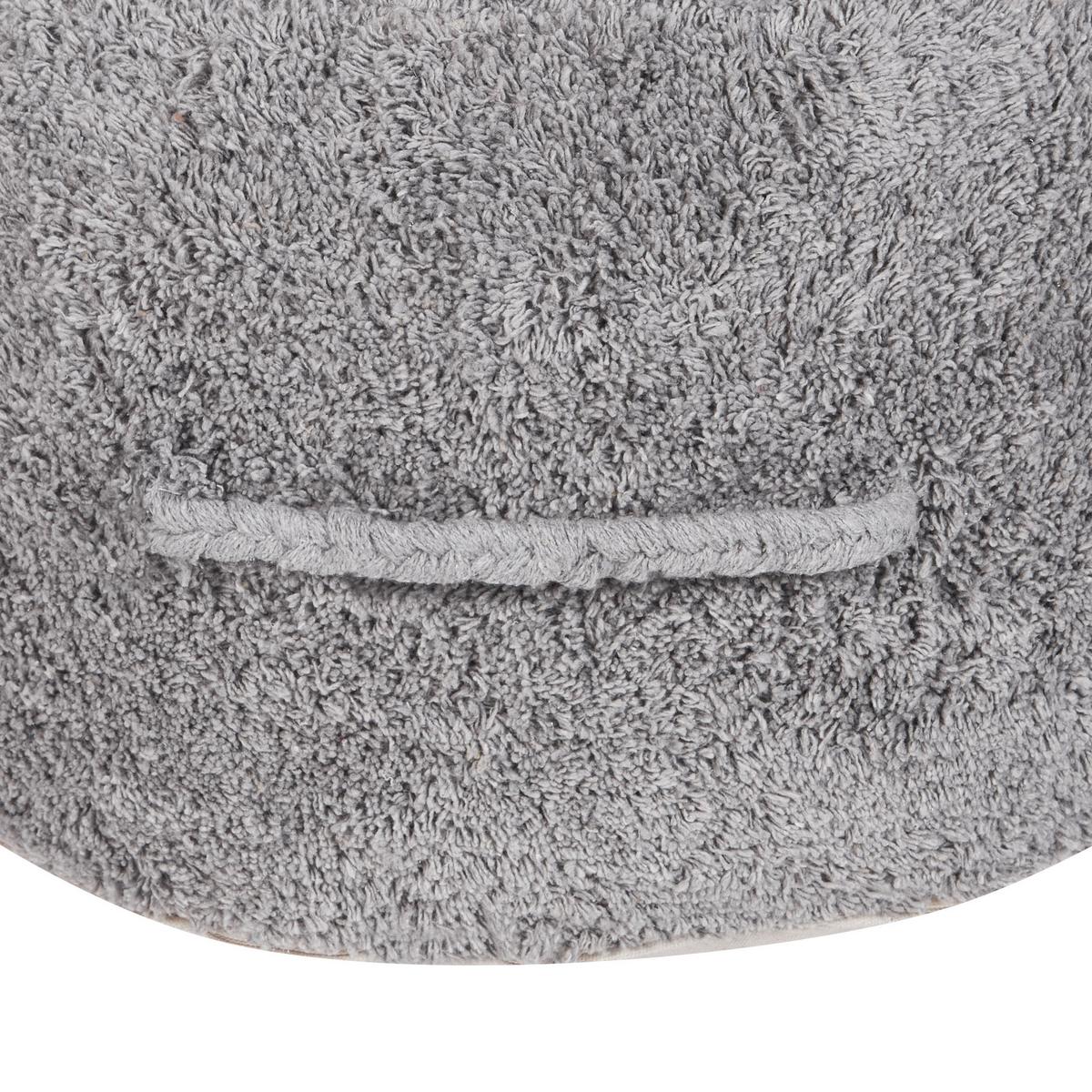 POUF Baumwolle Grau Kandhkot - Grau, Textil (50/35/50cm) - Beliani