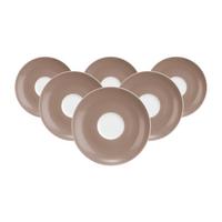 ESPRESSOUNTERTASSEN Liberty Pure Colors Cocoa Brown ø 12 cm 6er Set - Braun, Keramik (12cm) - Seltmann Weiden