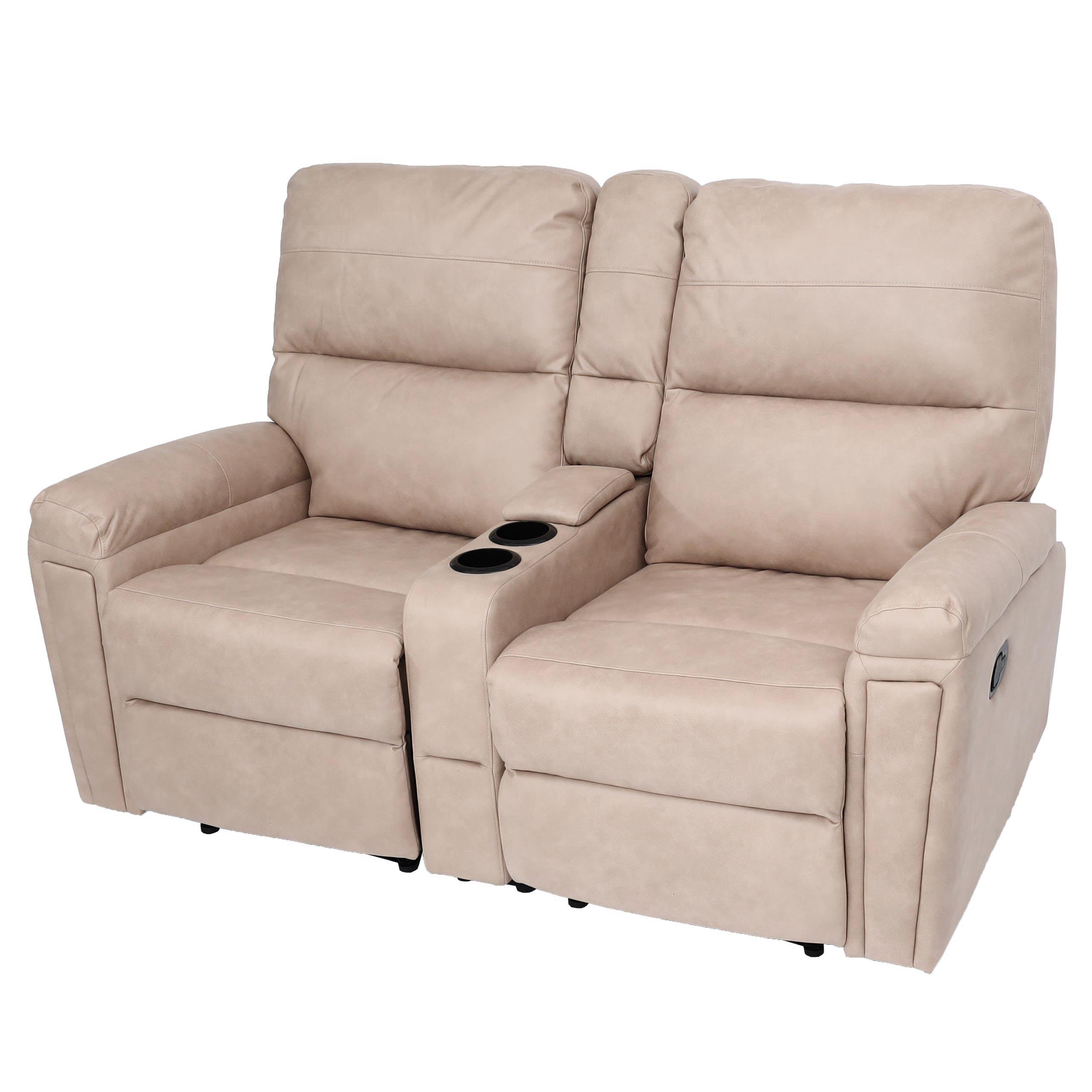 2ER KINOSESSEL Beige - Beige, Textil (157/102/166cm) - MCW