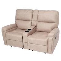 2ER KINOSESSEL Beige - Beige, Textil (157/102/166cm) - MCW