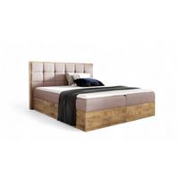BOXBETT Kalypso überlänge Faro - Rosa, Holzwerkstoff/Textil (160/220cm) - Fun Möbel