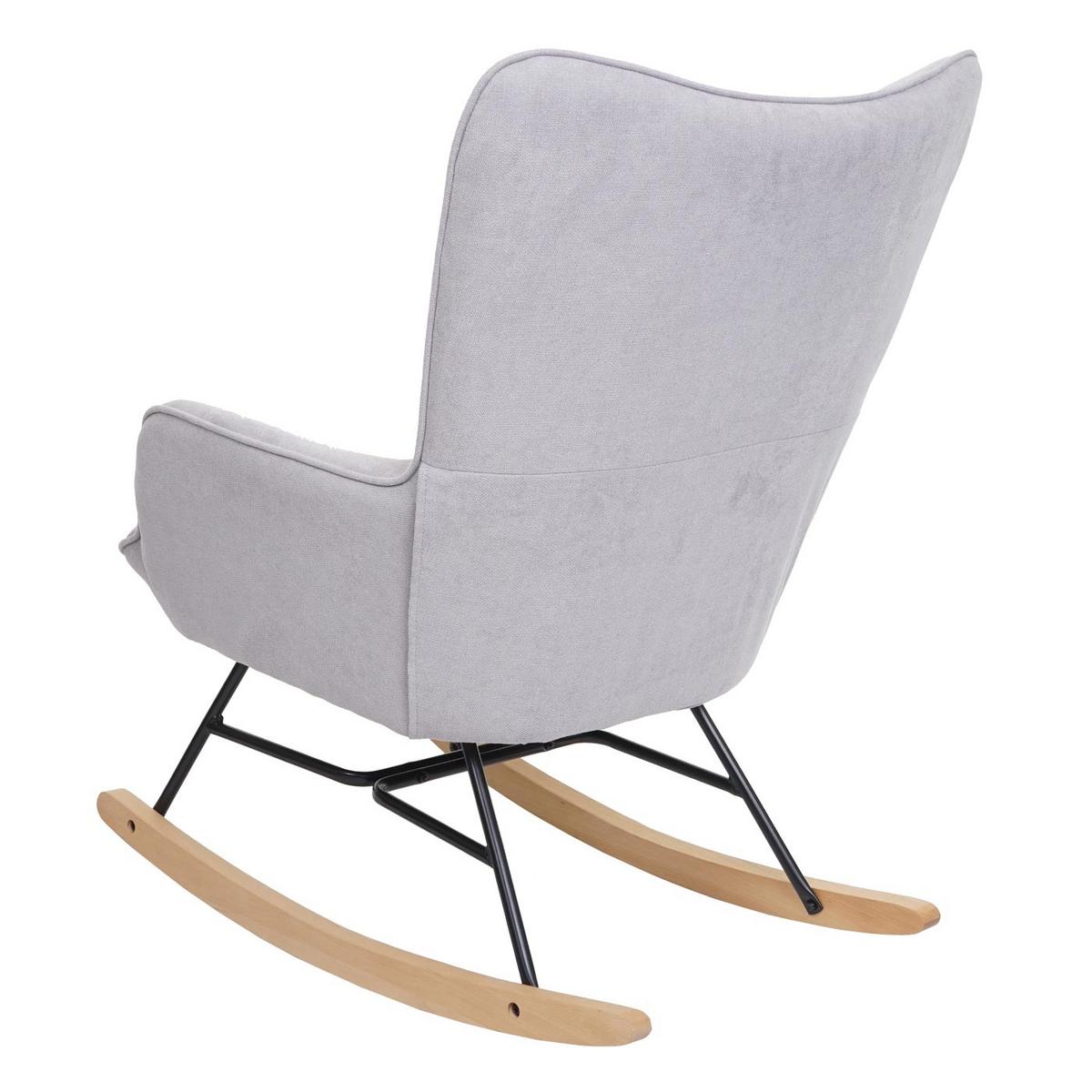 SCHAUKELSTUHL Grau - Grau, Textil (73/91/83cm) - MCW