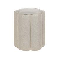 POUF Beige Tappen - Beige, Textil (39/45/39cm) - Beliani
