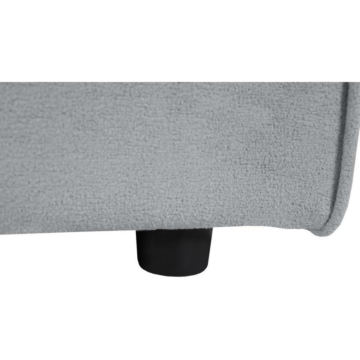 2-SITZER SOFA Pedro ohne Schlaffunktion dunkelgrau - Dunkelgrau/Schwarz, Textil (185/75/88cm) - Beautysofa