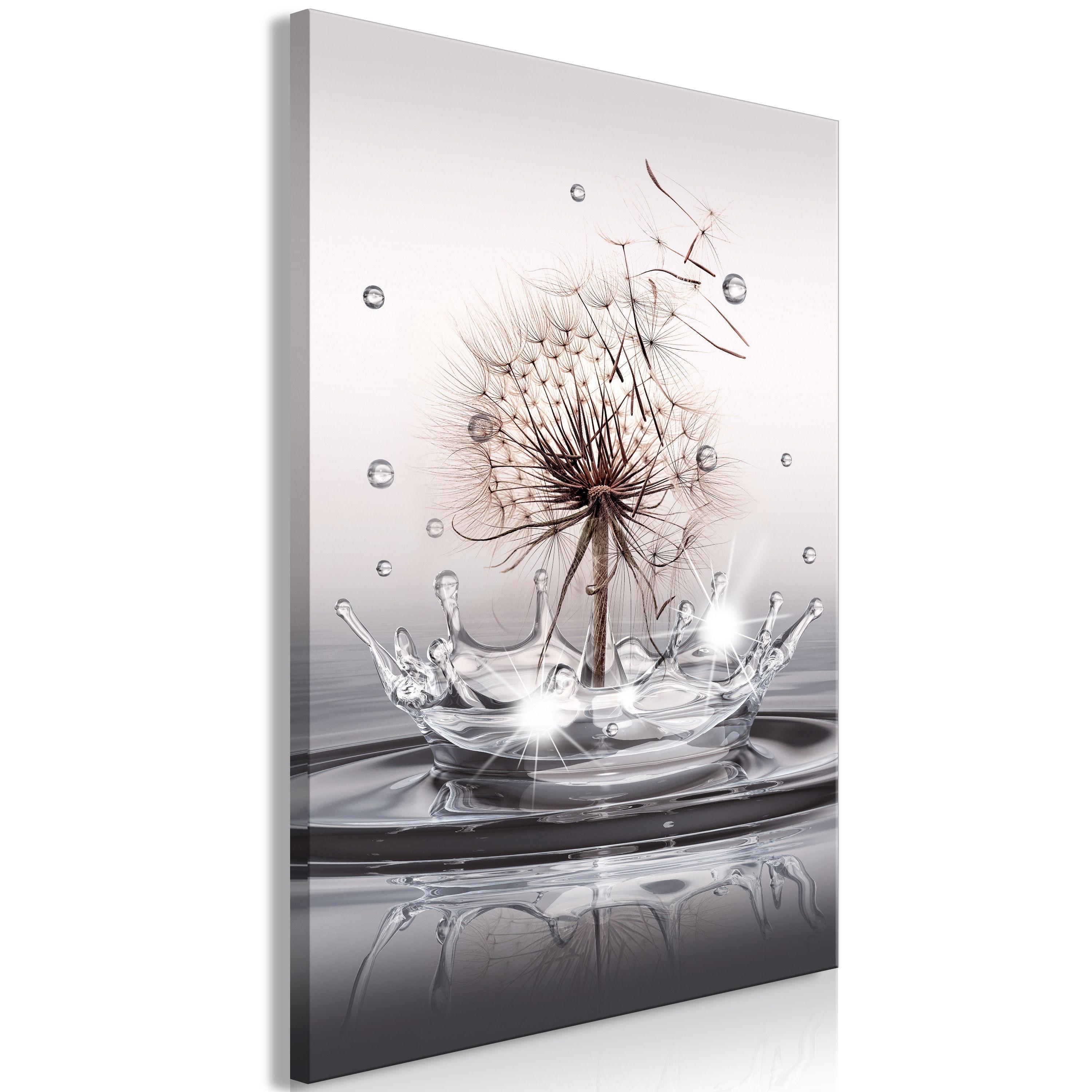 KUNSTDRUCK Grau 80/120 cm - Braun/Grau, Textil (80/120cm) - KUNSTLOFT