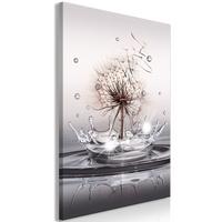 KUNSTDRUCK Grau 40/60 cm - Braun/Grau, Textil (40/60cm) - KUNSTLOFT