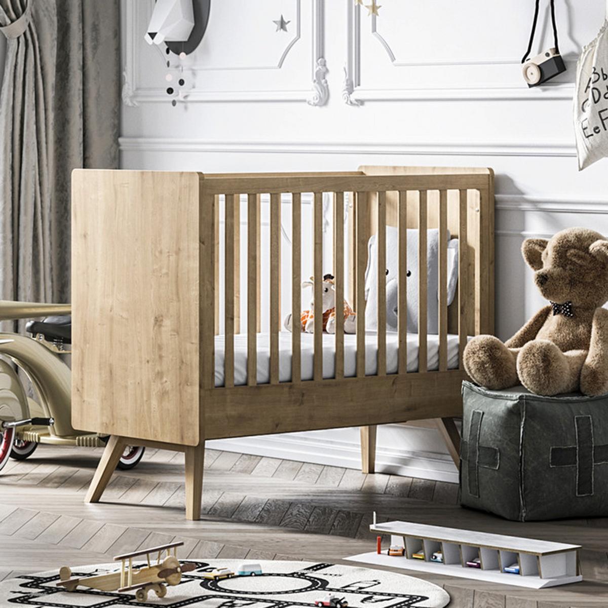 GITTERBETT Holz - Braun, Holzwerkstoff - Petits-meubles