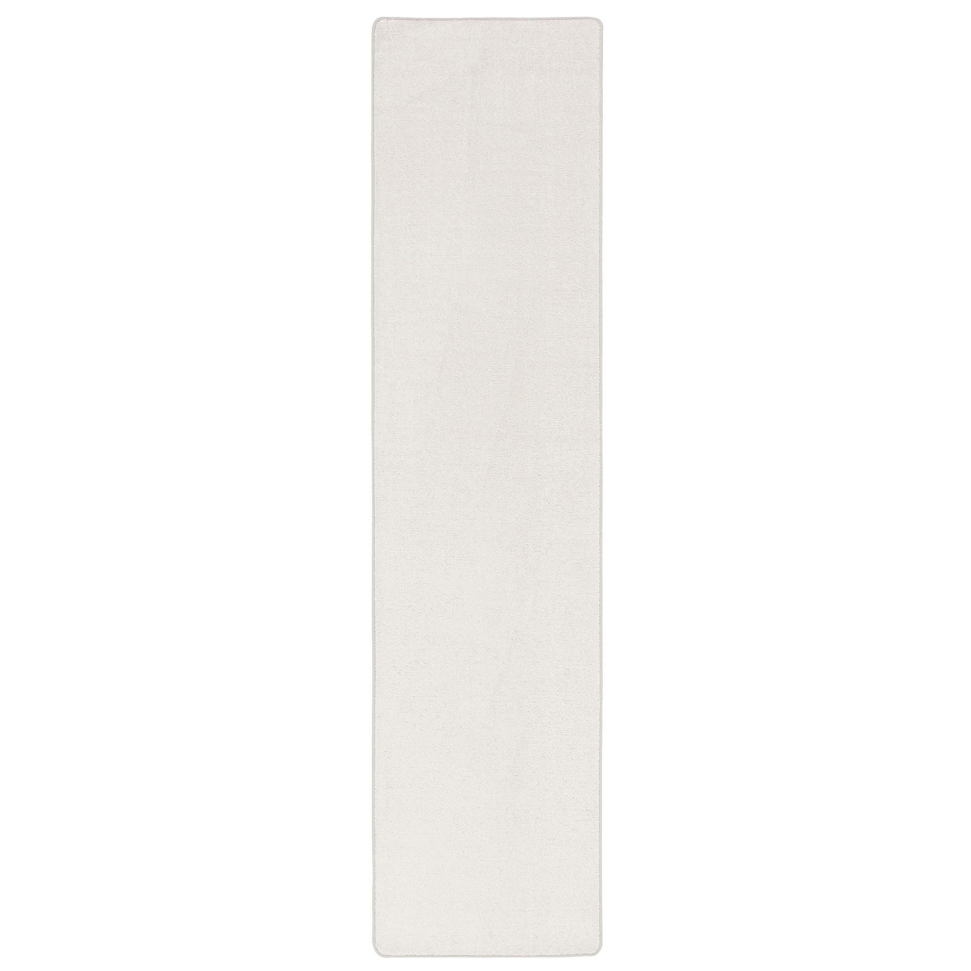 HOCHFLOR VELOURS LÄUFER TEPPICH LUNA - Hellgrau, Textil (80/200cm) - Snapstyle
