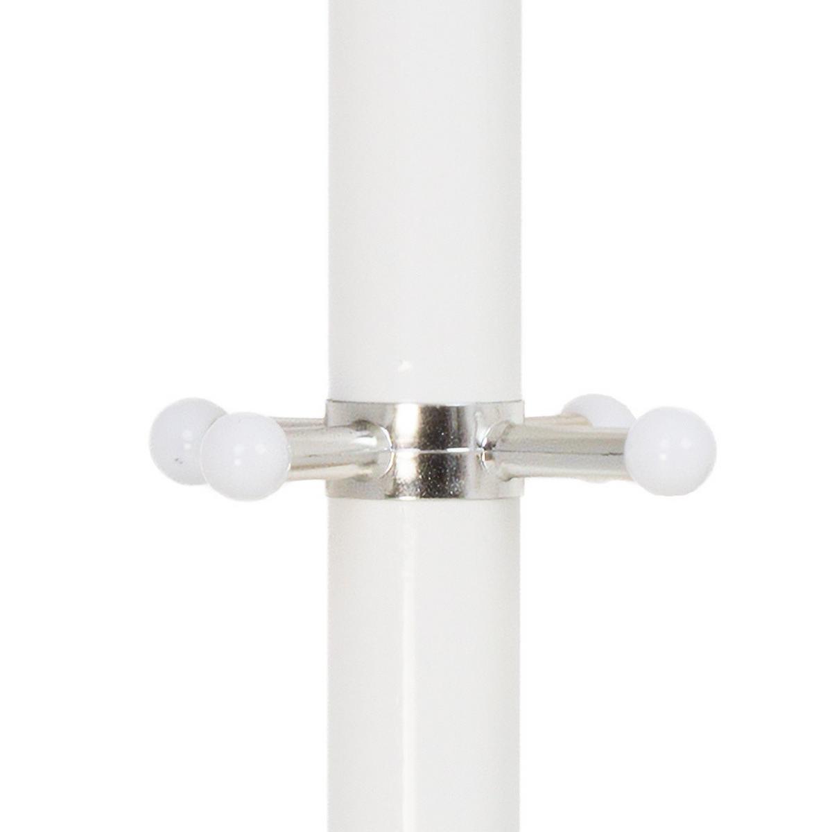 GARDEROBE aus metall - Weiß, Metall (36/174/36cm) - Wanderlust