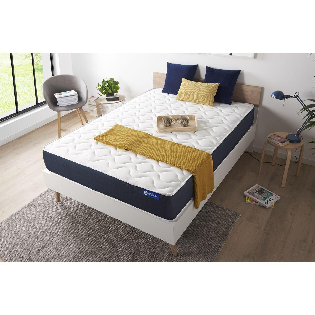 MATRATZE Actilatex life Latex und Memory-Schaum 80 x 200 cm h4 - Weiß, Textil (80/200cm) - ACTISOM