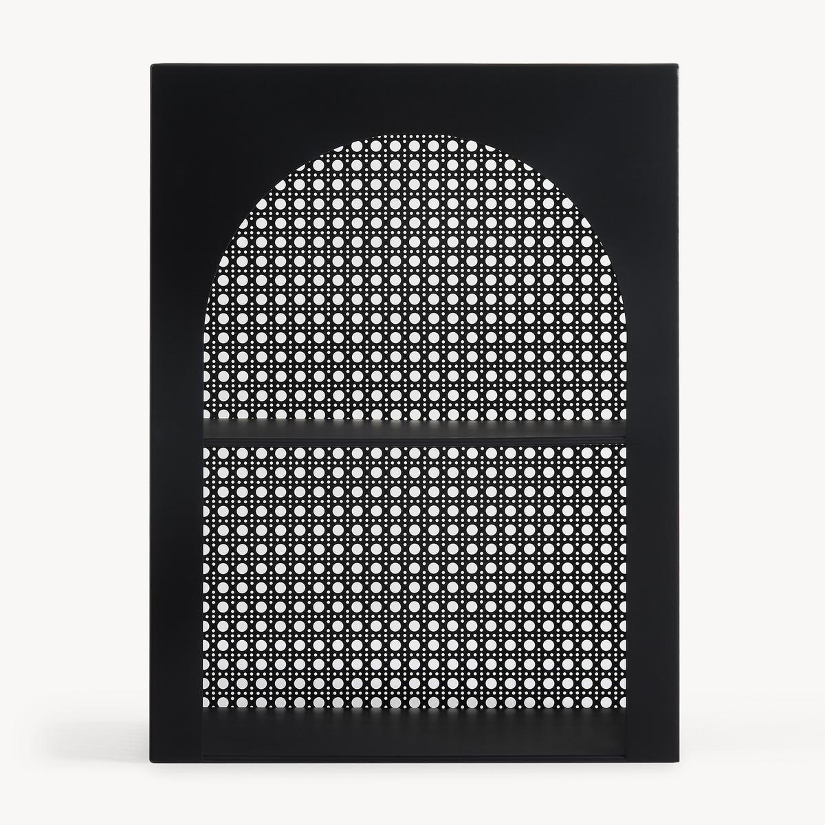 WANDREGAL Jäller I. - Schwarz, Metall (30/40/13cm) - [en.casa]