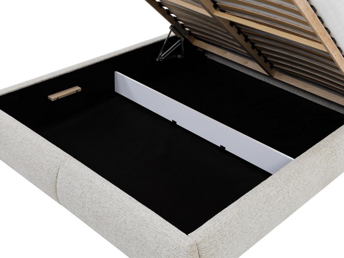 POLSTERBETT Jamika - Grau, Holz/Textil (180/200cm) - MIRJAN24