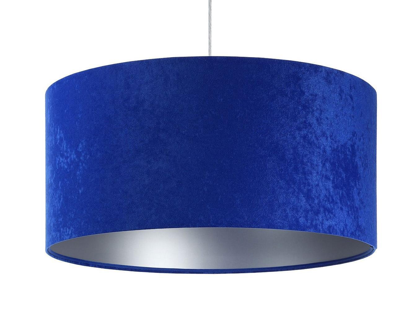 HÄNGELEUCHTE Blau 50/25 cm - Blau/Silberfarben, Kunststoff (50/0.8/25cm) - ONZENO