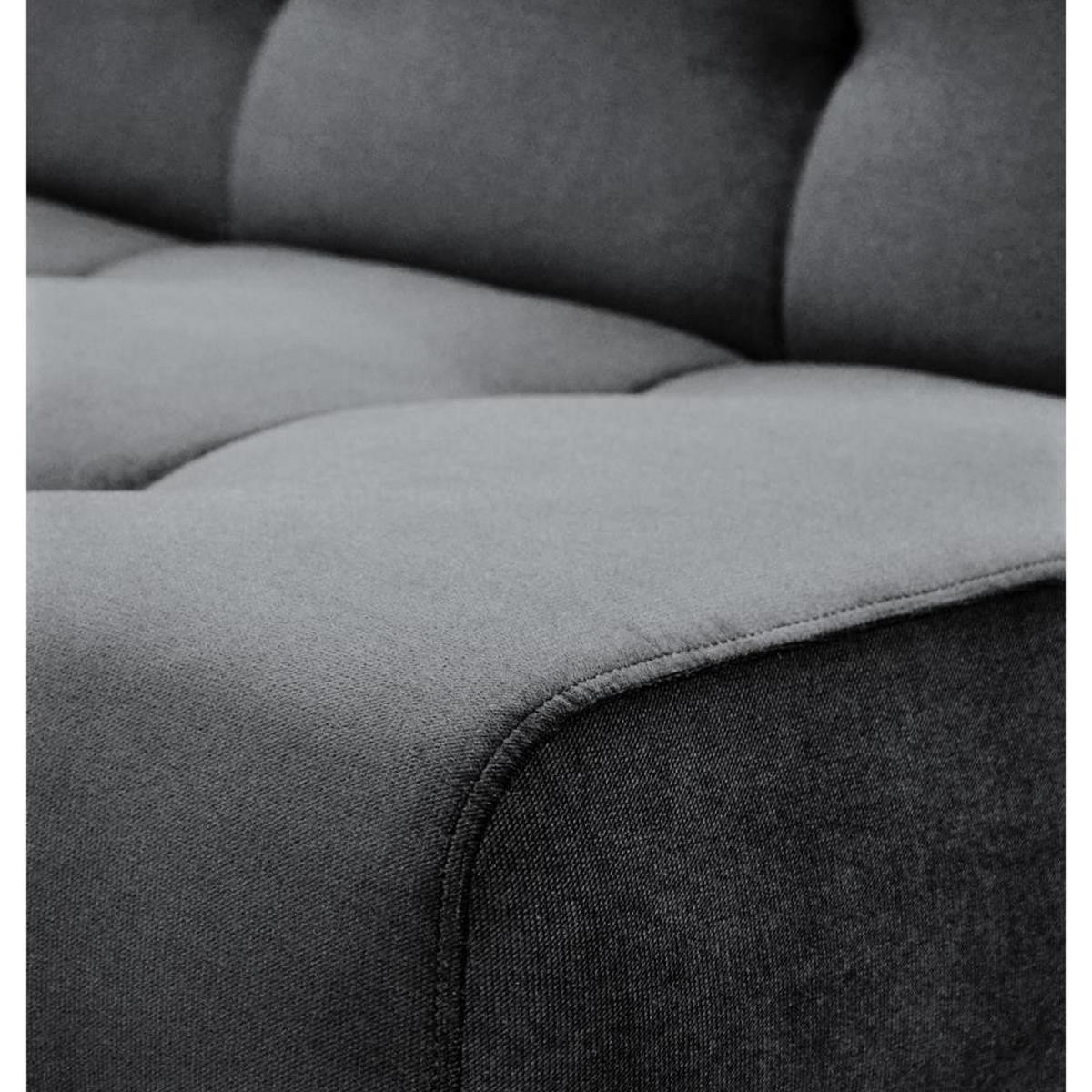 3-SITZER Schlafsofa Nancy grau - Grau, Holz/Textil (220/89/93cm) - Beautysofa