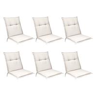 NIEDERLEHNERAUFLAGE Flair NL 100/50/8cm Natur (6tlg) - Naturfarben, Textil (50/6/100cm) - Beautissu 
